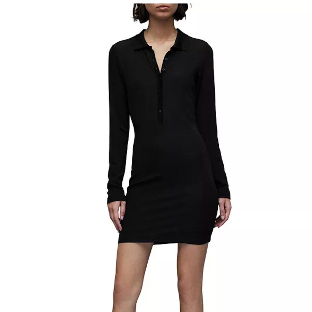 All Saints body con sweater dress